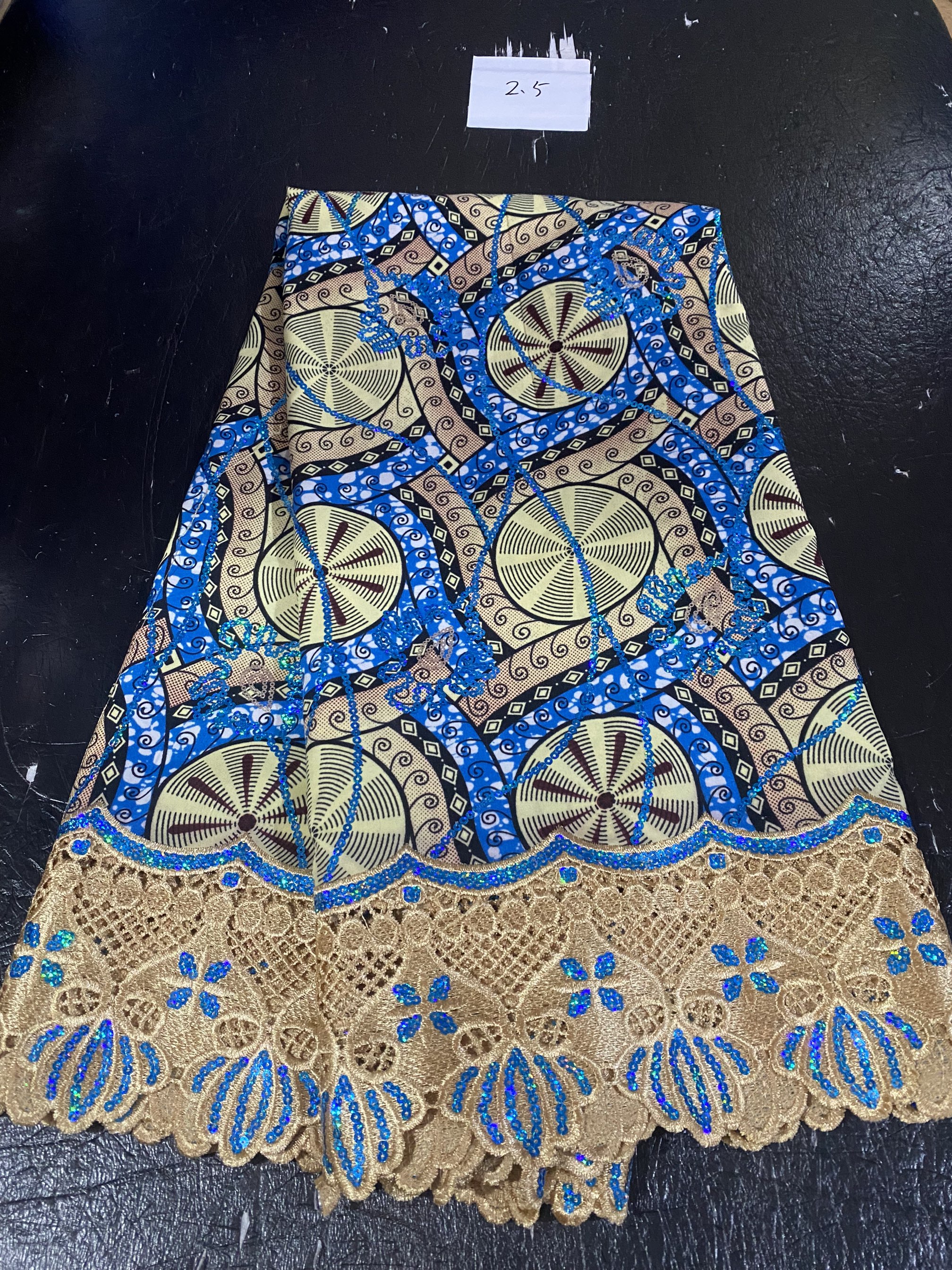 2.5yard African Wax Brocade La – обзор и цена African Ankara Print