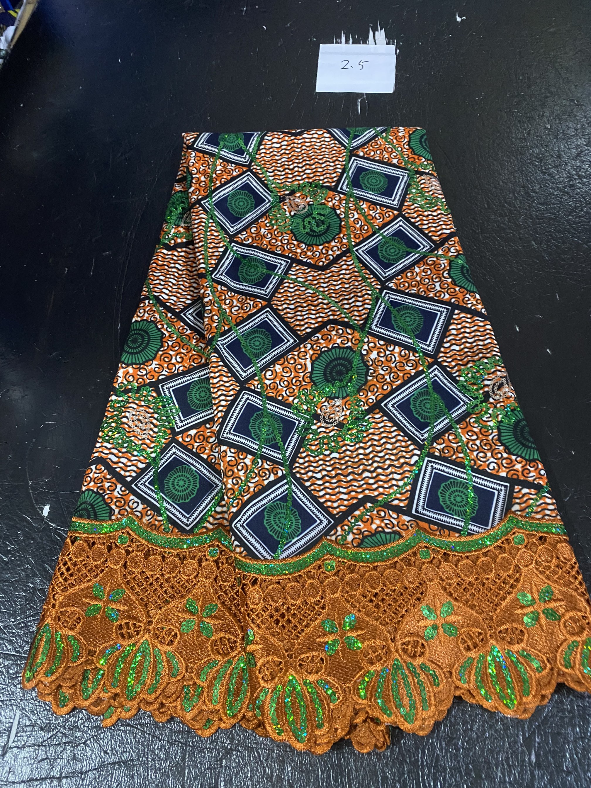 2.5yard African Wax Brocade La – обзор и цена African Ankara Print