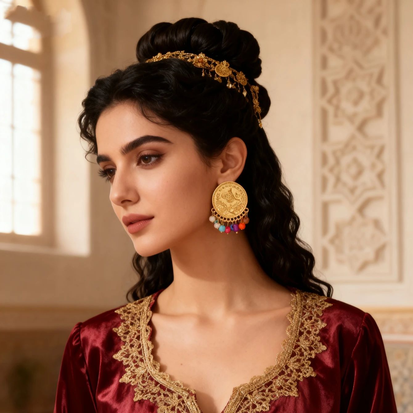 Turkish coin earring gold plat – обзор и цена Ethnic Fashion Co In