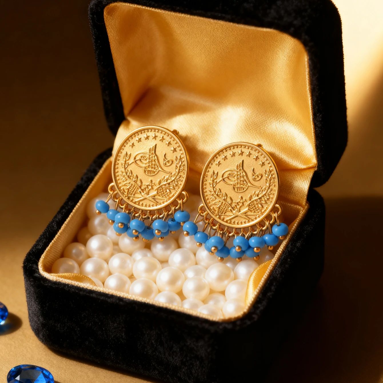 Turkish coin earring gold plat – обзор и цена Ethnic Fashion Co In