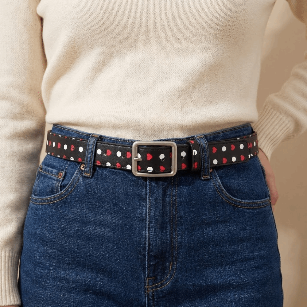 Fashion Pin Buckle Polk Dot Be – обзор и цена Y2K Ethnic Fashion