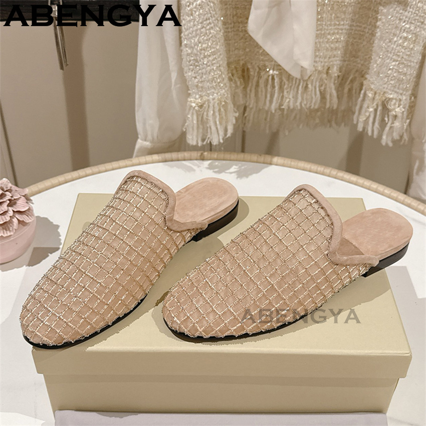 Shiny Lace Mesh Round Toe Flat – обзор и цена The Ethnic Fashion