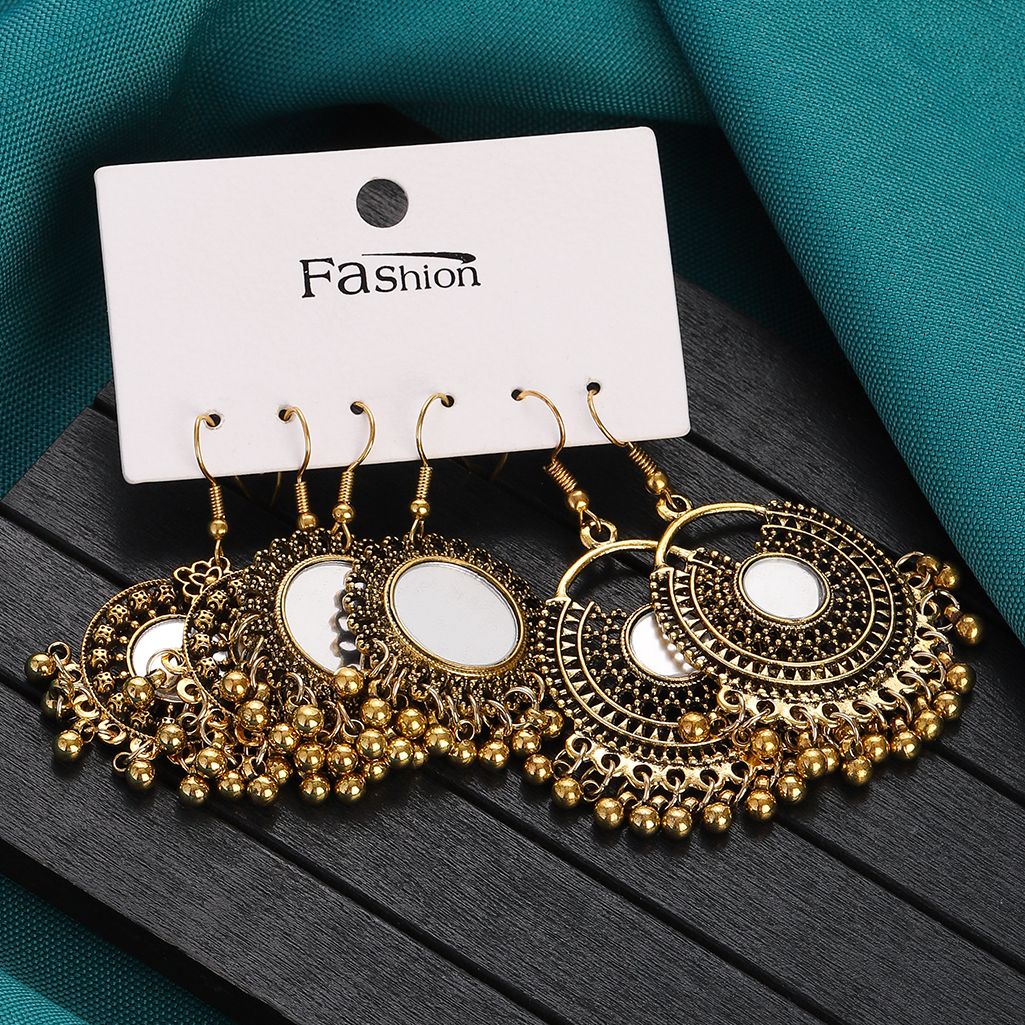 Vintage Gold Color Earrings Se – обзор и цена Ethnic Indian Fashion