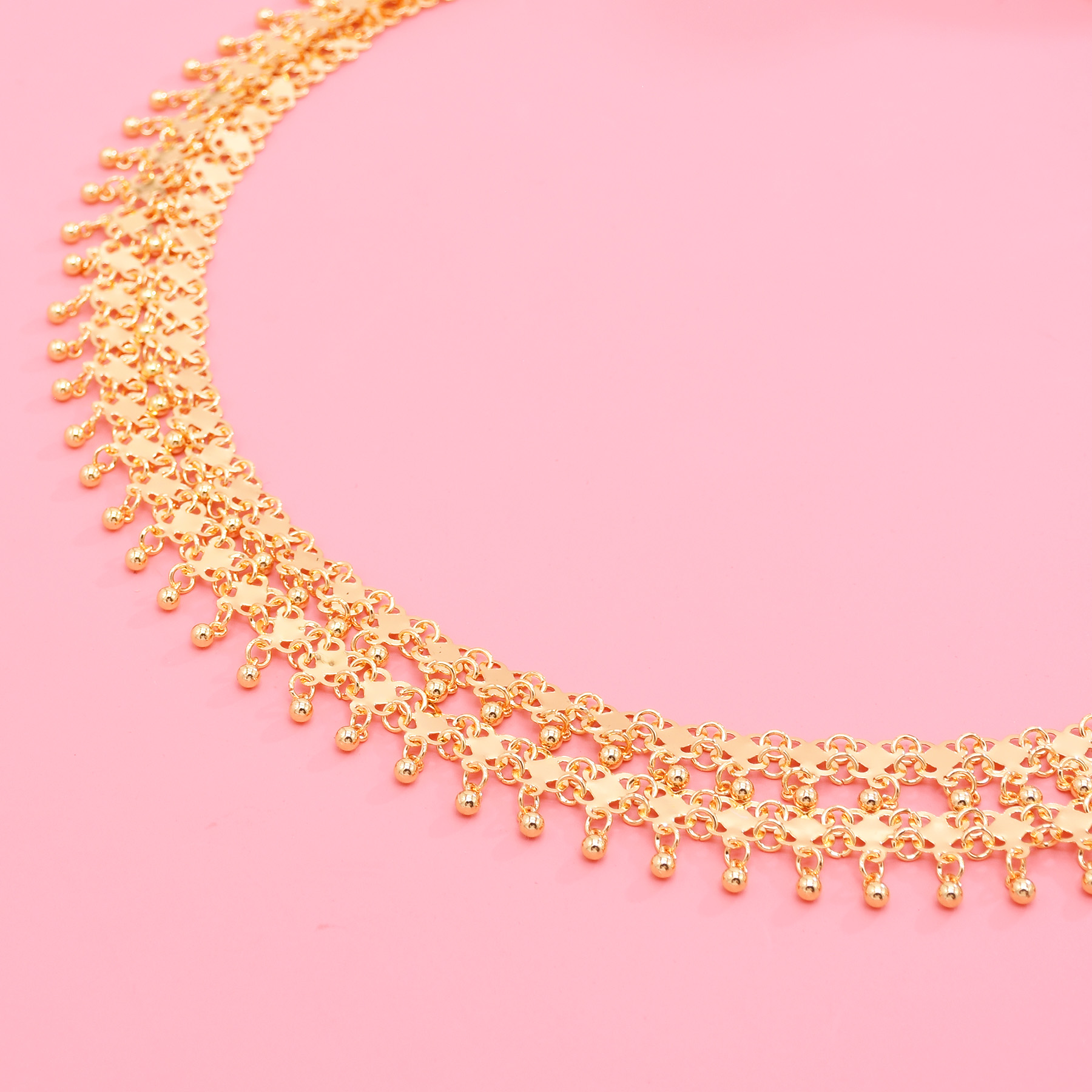 Golden Beads Tassel Shoulder C – обзор и цена Ethnic Indian Fashion