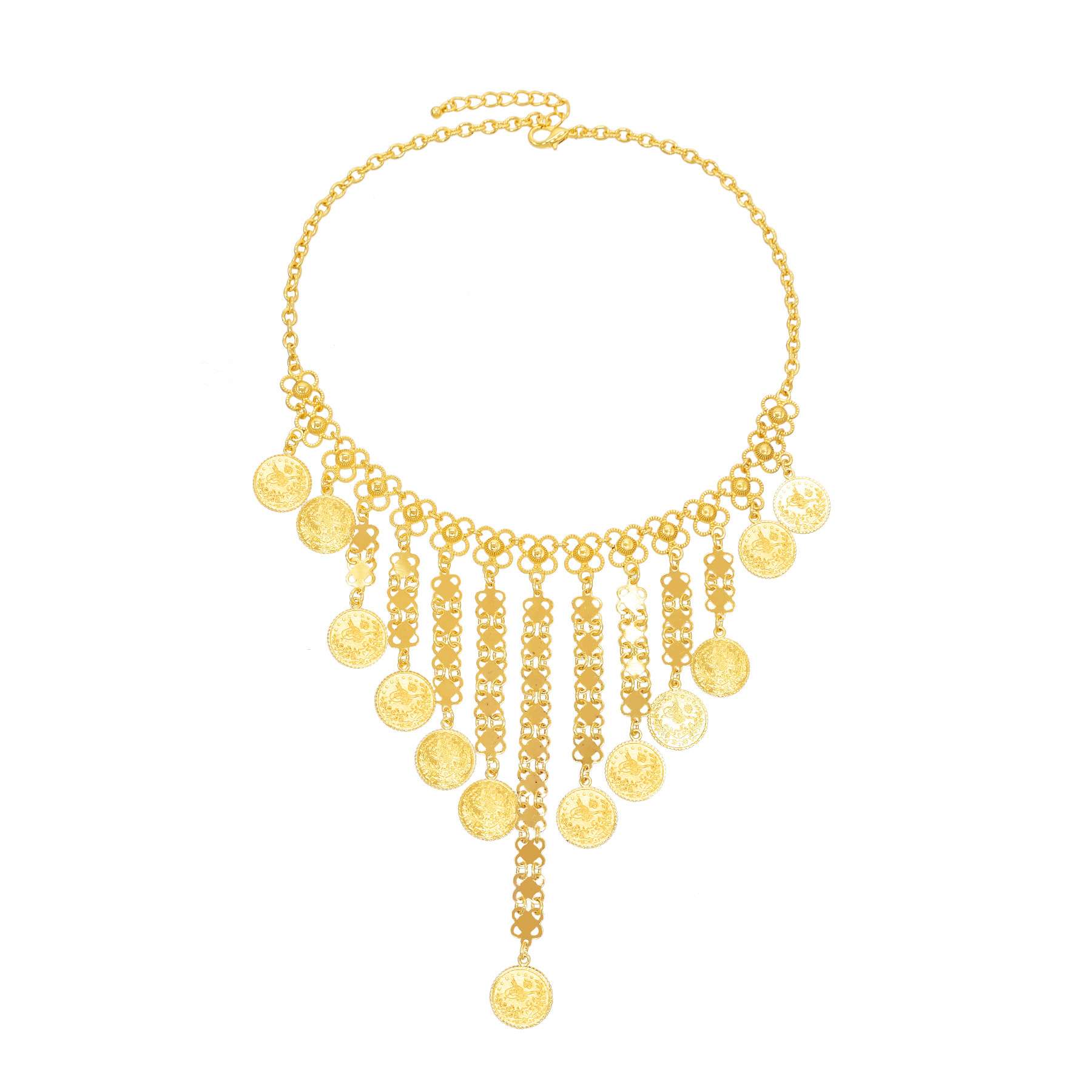 Gold Color Coins Long Chains T – обзор и цена Ethnic Fashion Co In