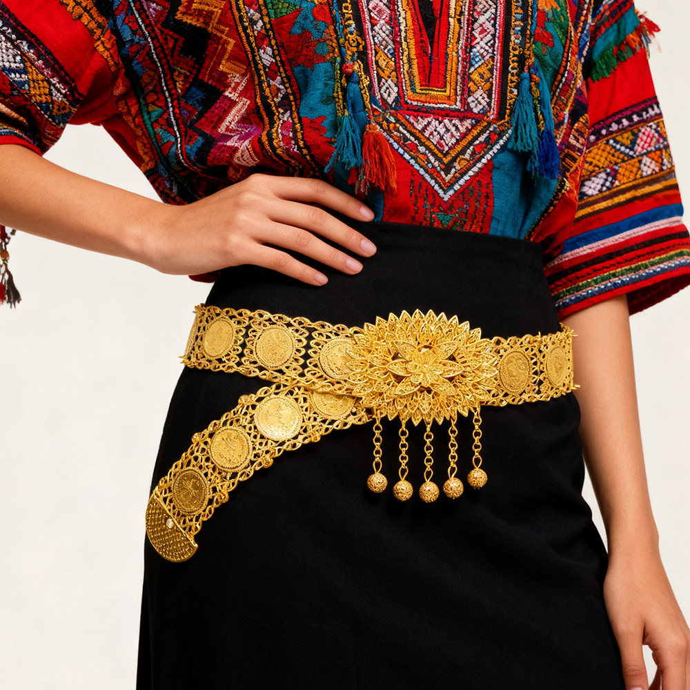 Golden Alloy Carved Hollow Geo – обзор и цена Ethnic Fashion Co In