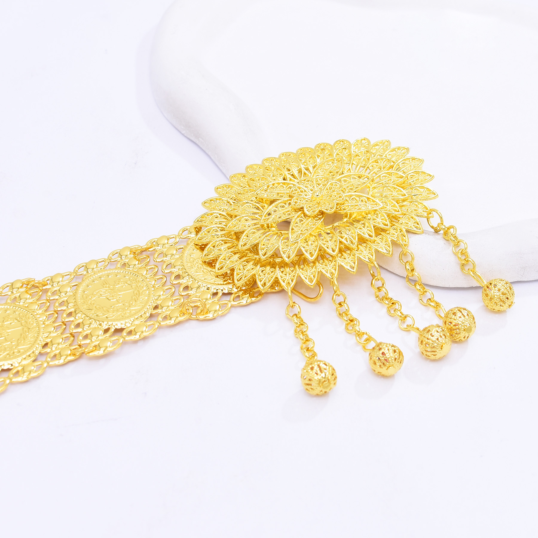 Golden Alloy Carved Hollow Geo – обзор и цена Ethnic Fashion Co In
