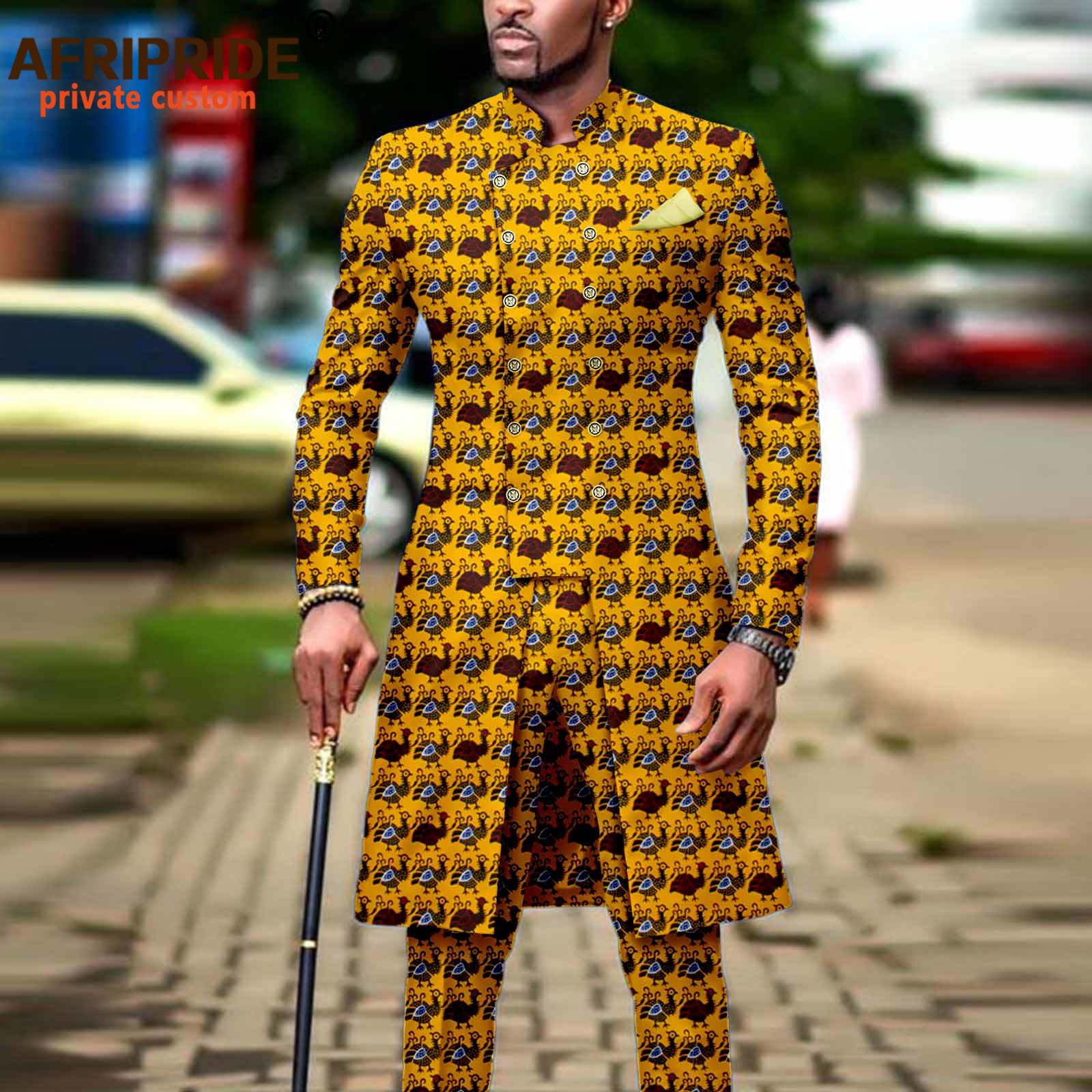 Men`s Suit African Clothing Da – обзор и цена African Ankara Print
