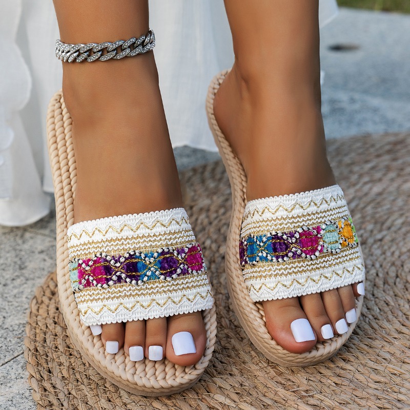 Women Slippers Outdoor Flat De – обзор и цена Ethnic Fashion For Women