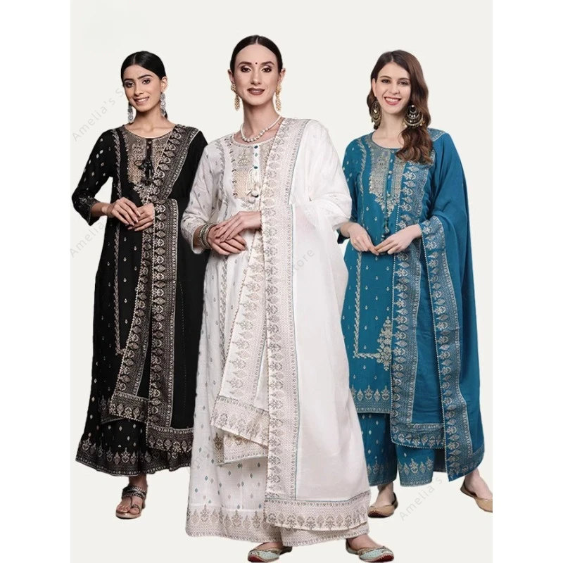 Indian Women's Punjabi Suit 3- – обзор и цена Salwar Kameez Set