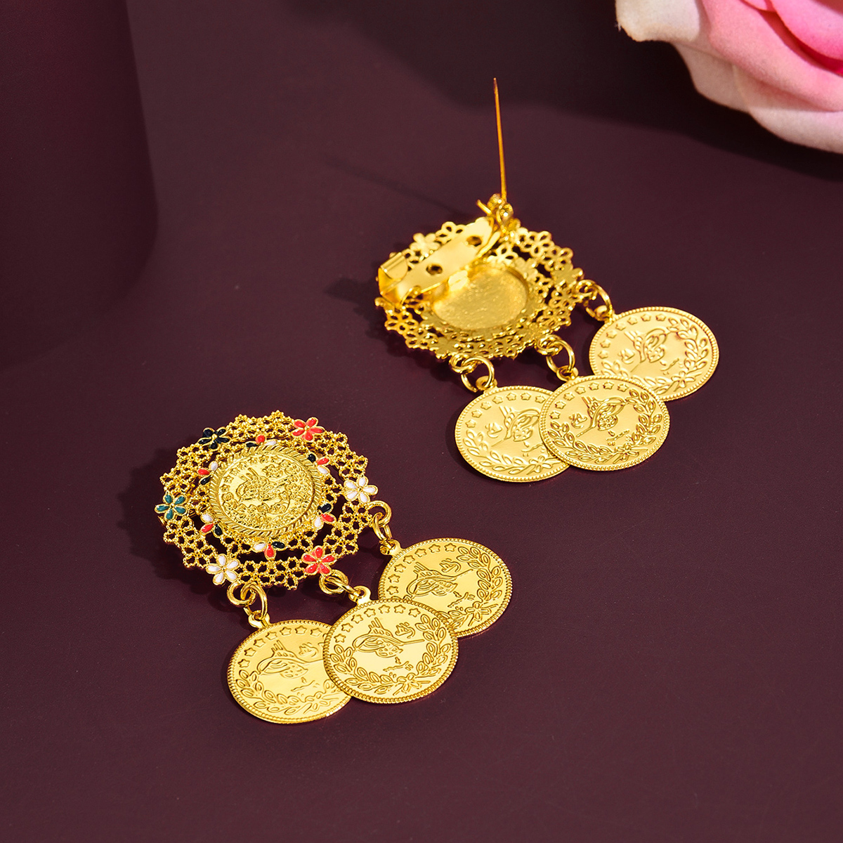 Ethnic Golden Hollow Floral Br – обзор и цена Ethnic Fashion Co In