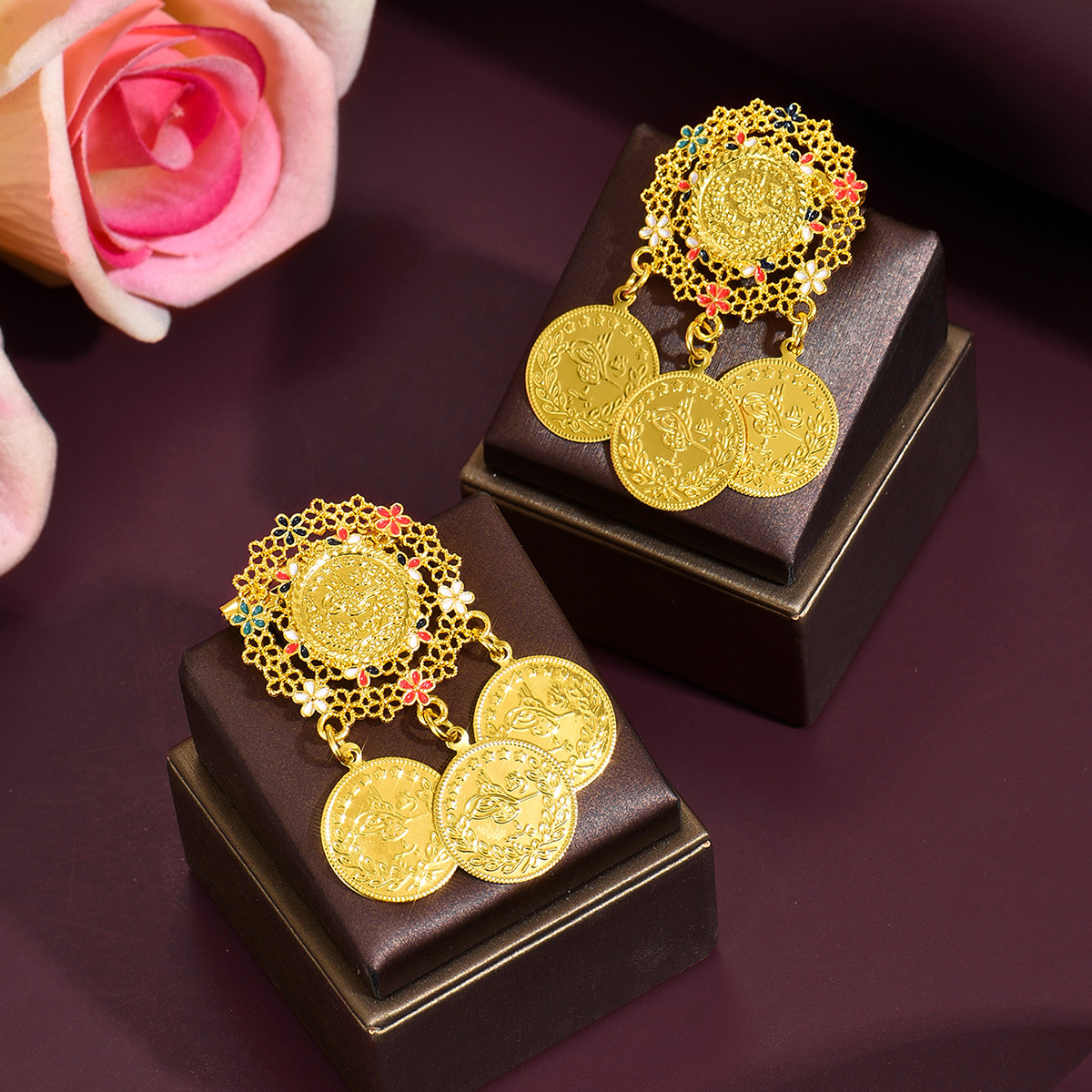 Ethnic Golden Hollow Floral Br – обзор и цена Ethnic Fashion Co In