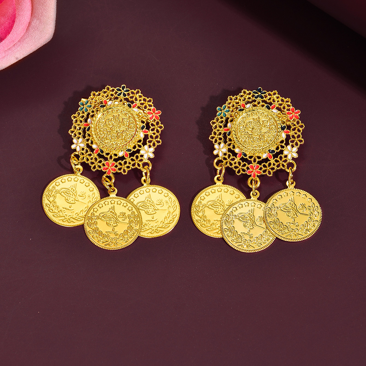 Ethnic Golden Hollow Floral Br – обзор и цена Ethnic Fashion Co In
