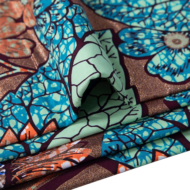 Cotton African Flash Gold Prin – обзор и цена African Ankara Print