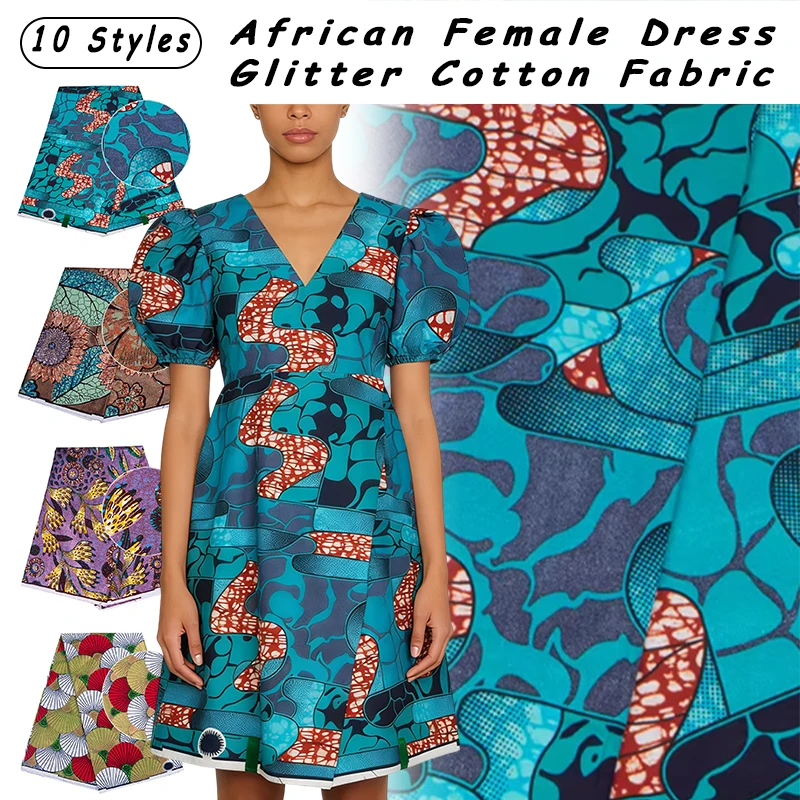 Cotton African Flash Gold Prin – обзор и цена African Ankara Print