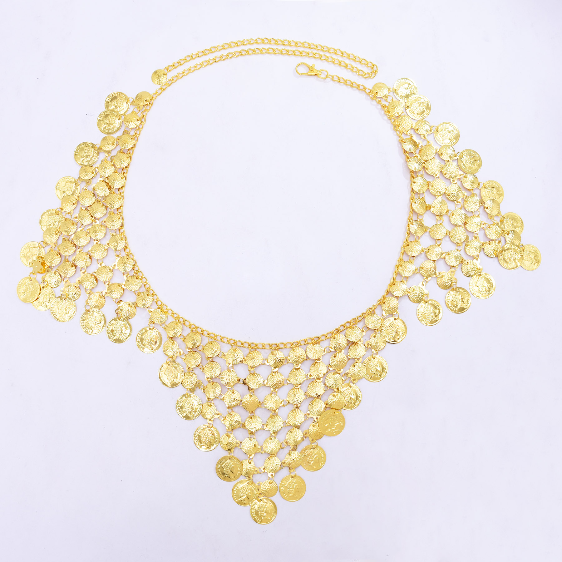 Trendy Luxury Gold Coin Pendan – обзор и цена Ethnic Fashion Co In