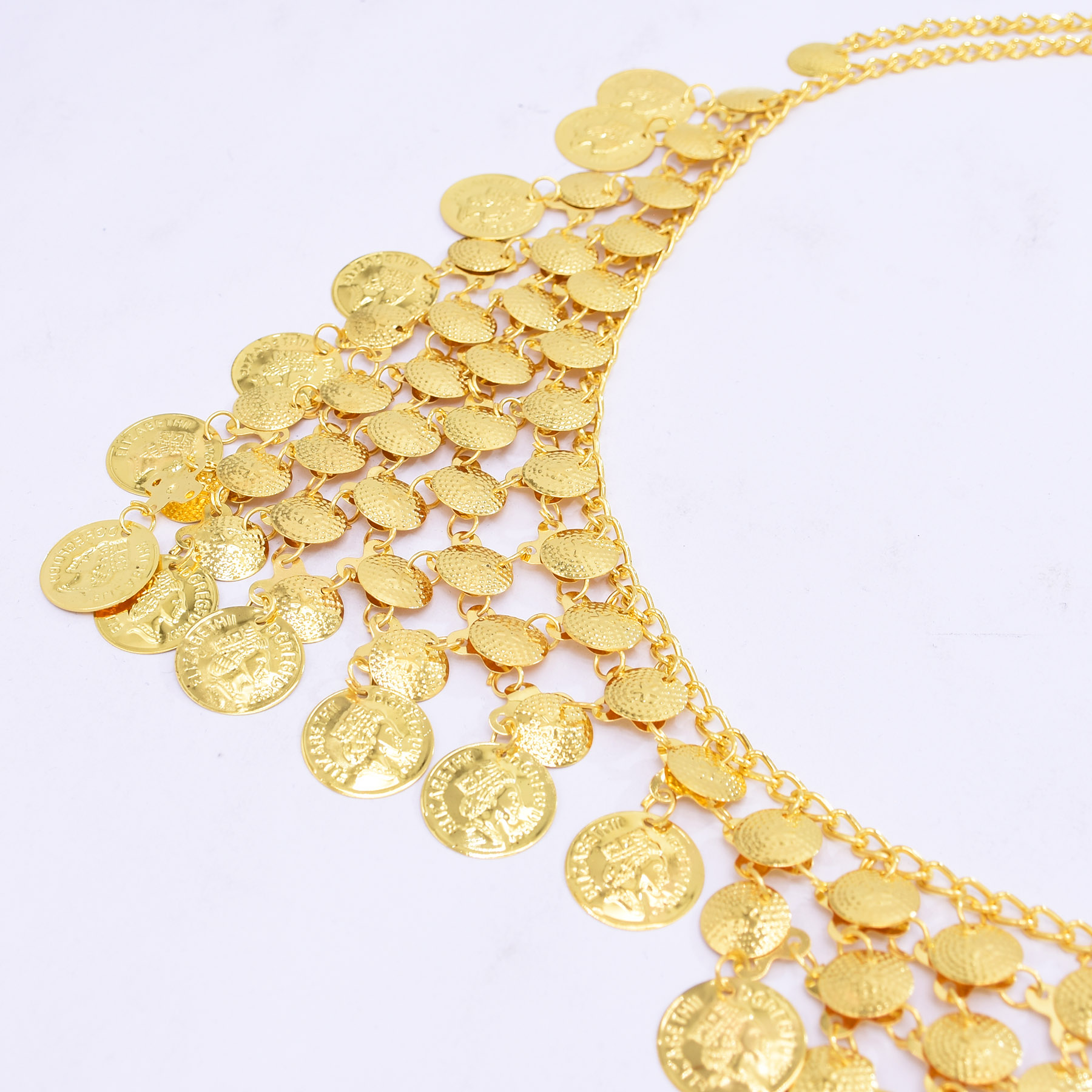 Trendy Luxury Gold Coin Pendan – обзор и цена Ethnic Fashion Co In