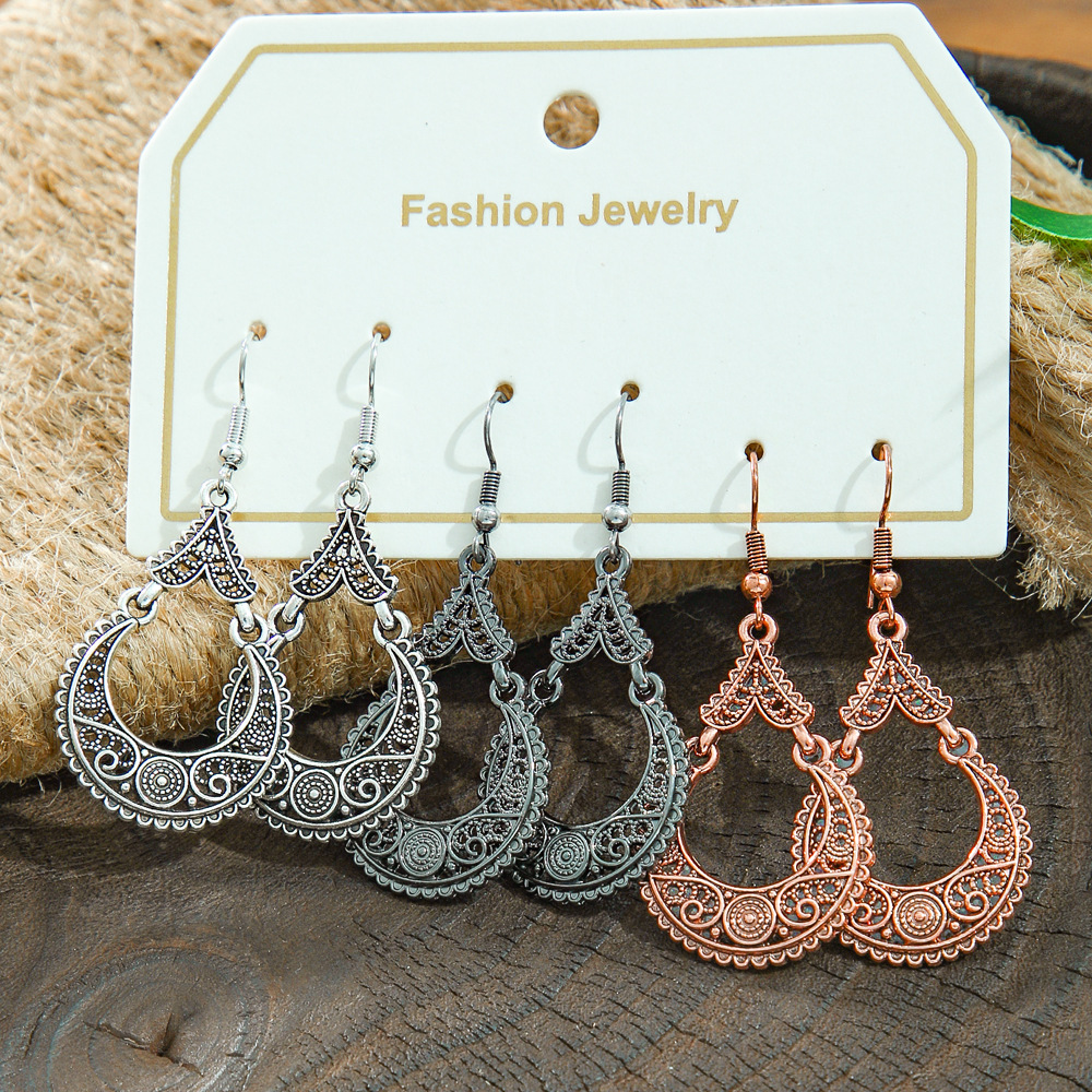 Fashion 3Colors Alloy Earring  – обзор и цена Ethnic Indian Fashion