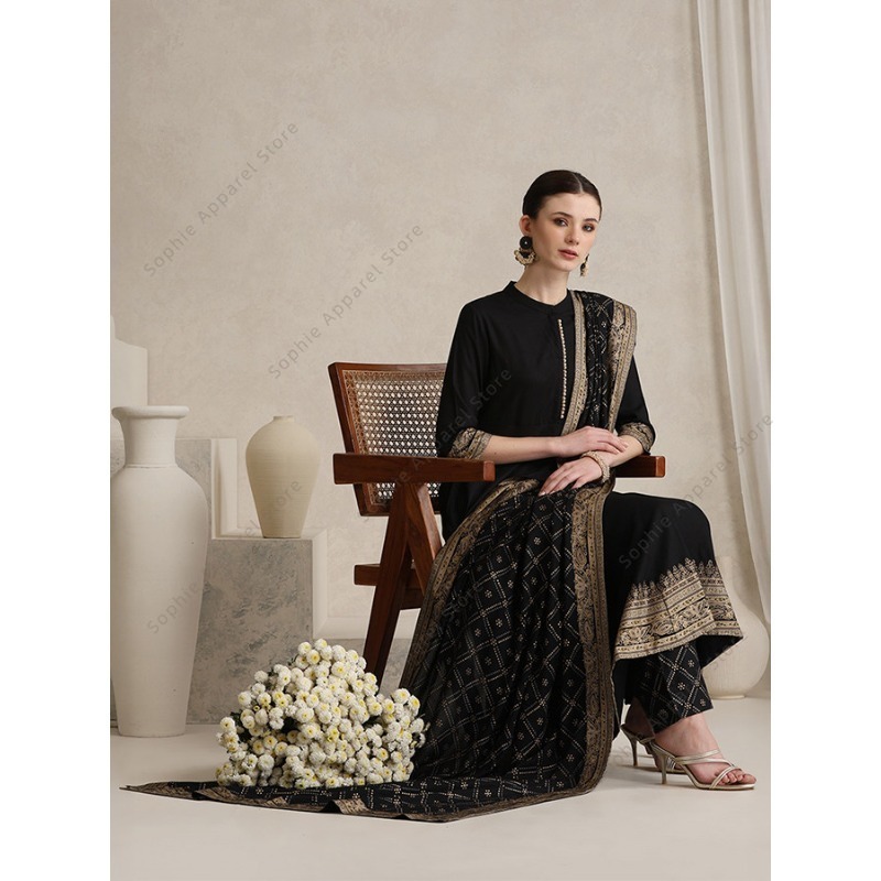 Elegant Black Indian Salwar Ka – обзор и цена Salwar Kameez Set