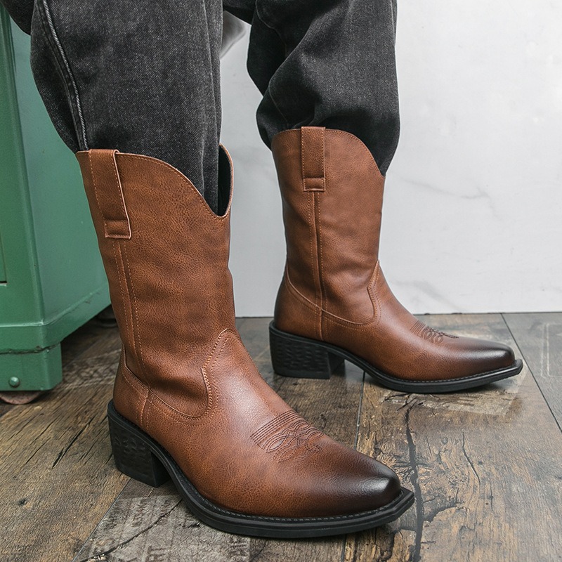 Men Boots Classic Embroidery W – обзор и цена The Ethnic Fashion