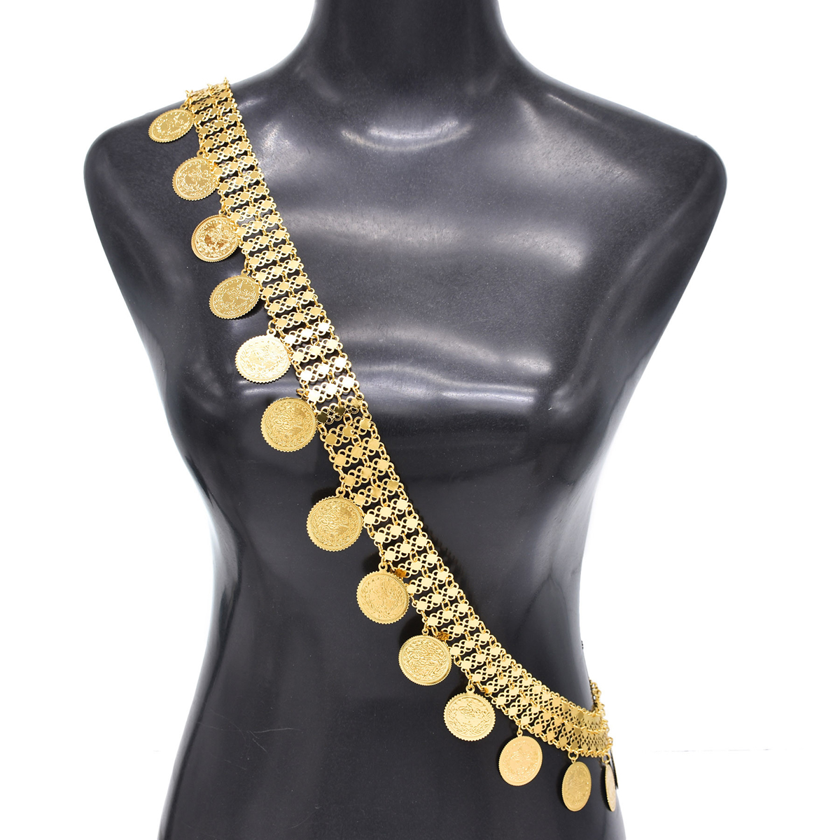 Gold Plated Simple Large Coins – обзор и цена Ethnic Indian Fashion