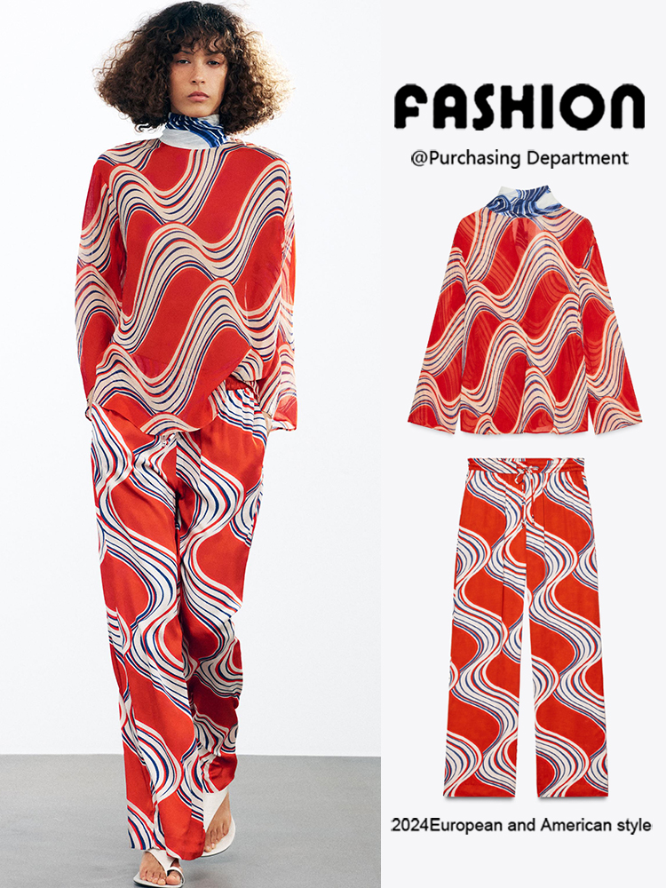 New Autumn Print Shirt Women's – обзор и цена Ethnic Fusion Fashion